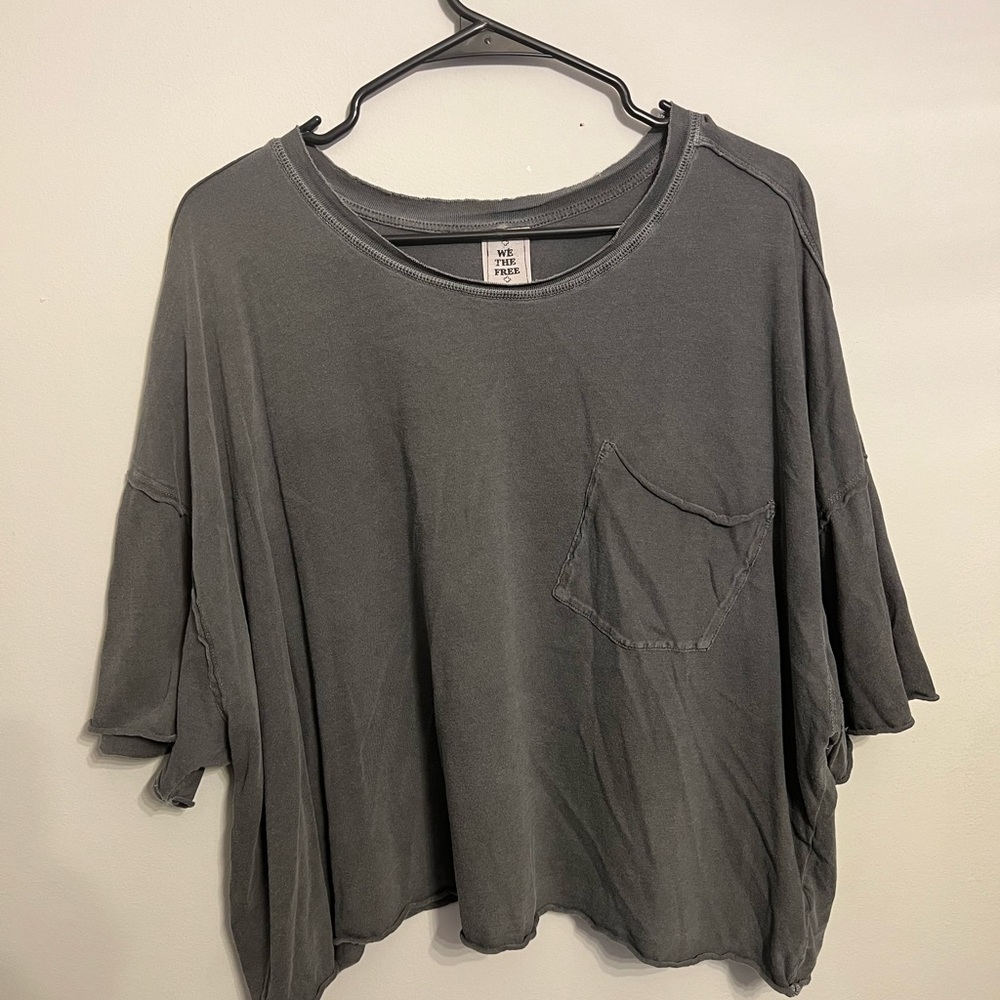 Free People / We The Free Cropped T Shirt Bundle of 3